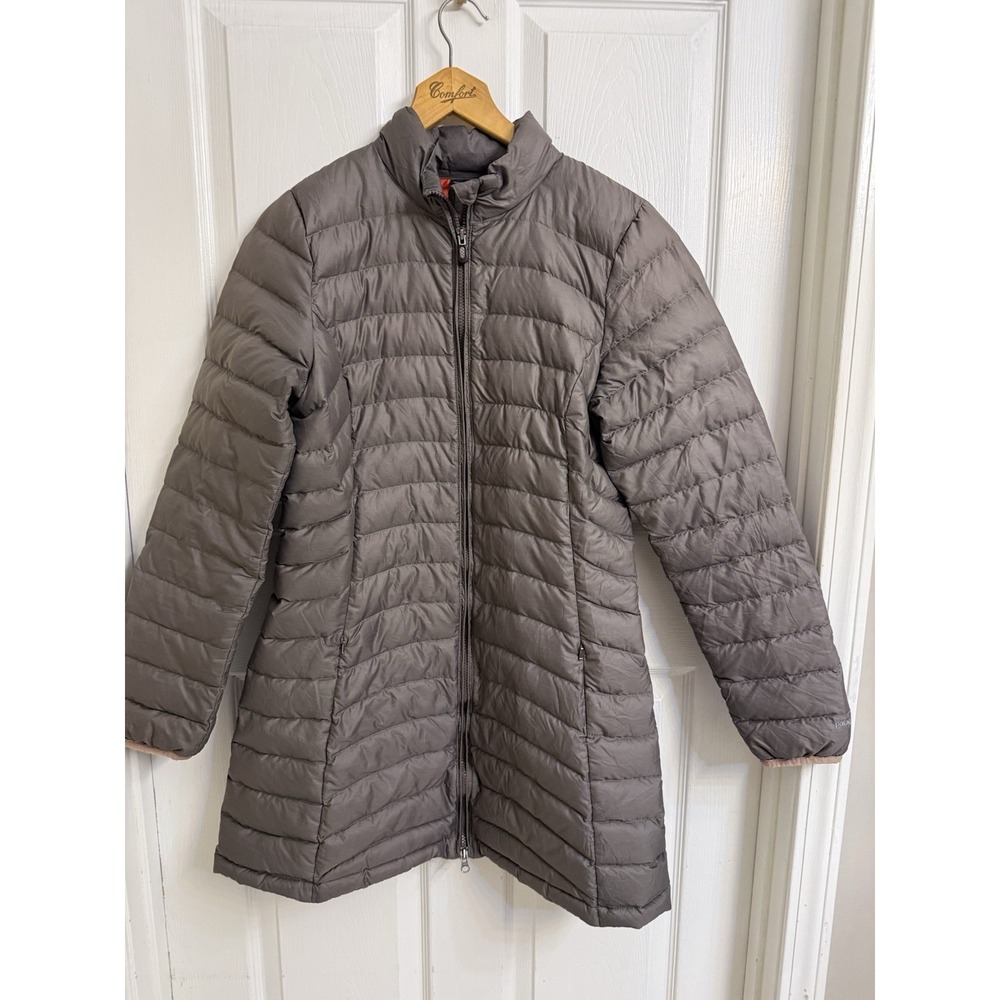 Patagonia Fiona Parka Down Puffer Jacket Long Gray Insulated Women's Small